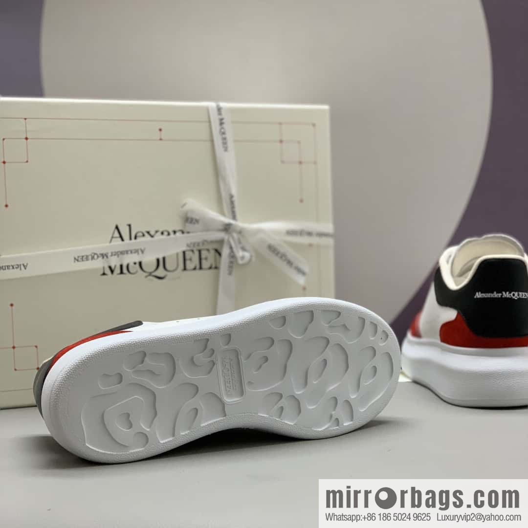 Alexander McQueen Alexander McQueen White Red Black Unisex Sneakers