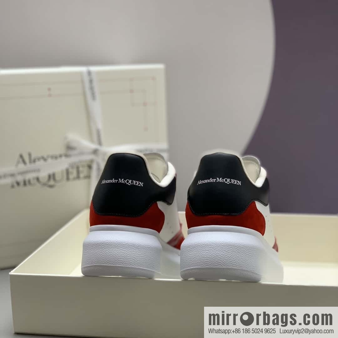 Alexander McQueen Alexander McQueen White Red Black Unisex Sneakers