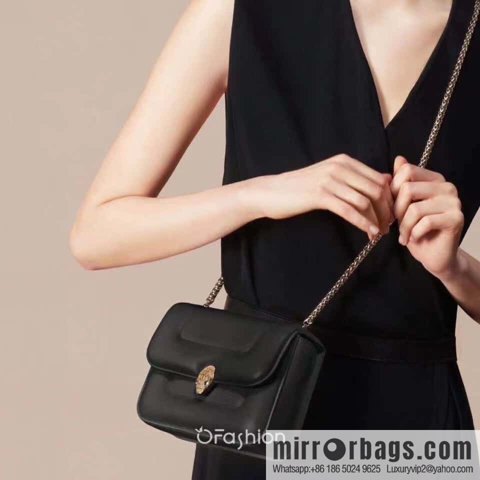 BVLGARI Bulgari small sheepskin snakehead bag Model: 291071