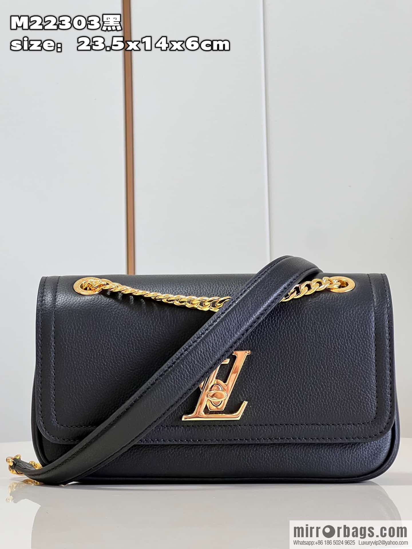 LV M22303 LOCKME EAST WEST chain bag