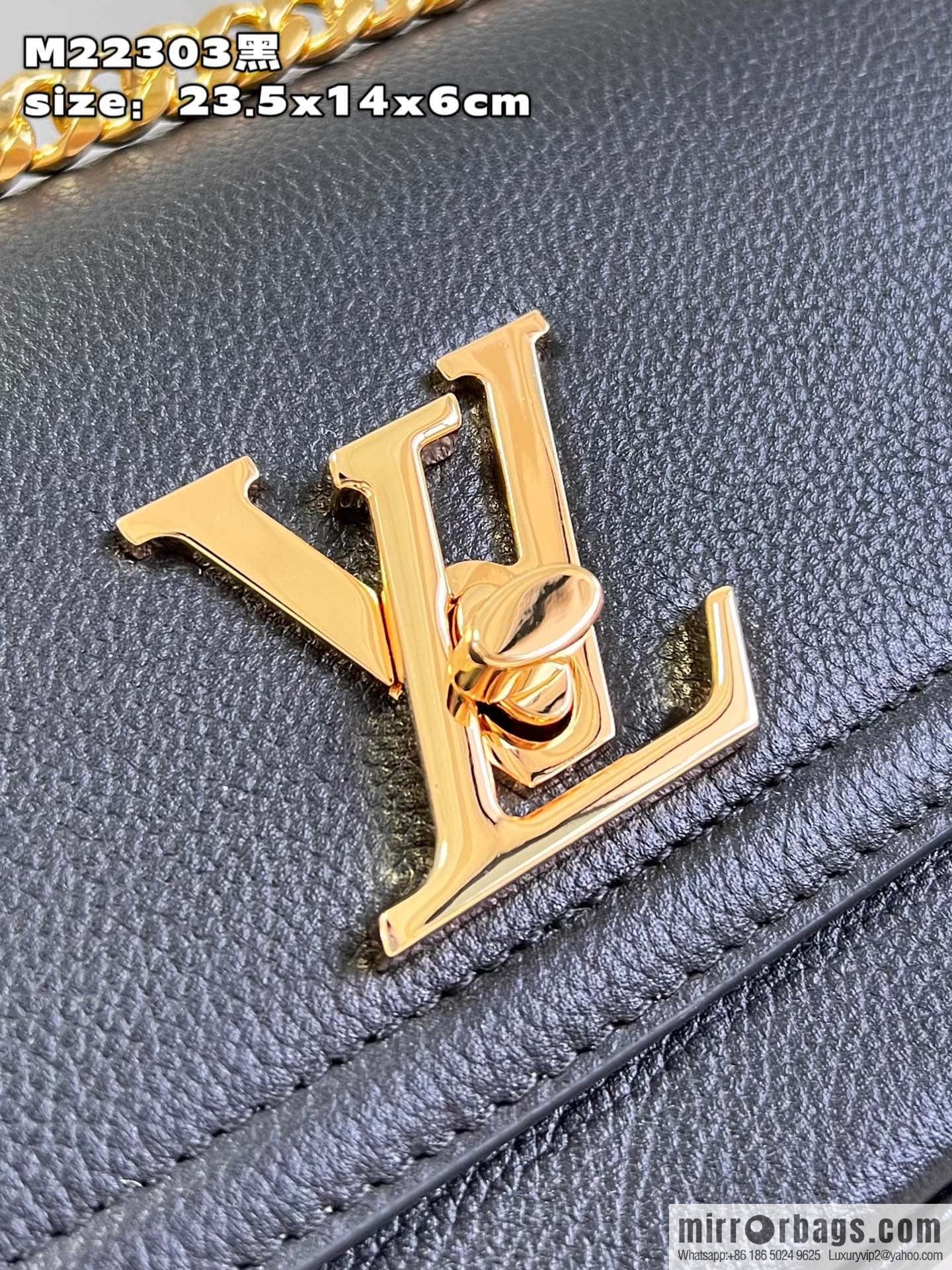 LV M22303 LOCKME EAST WEST chain bag