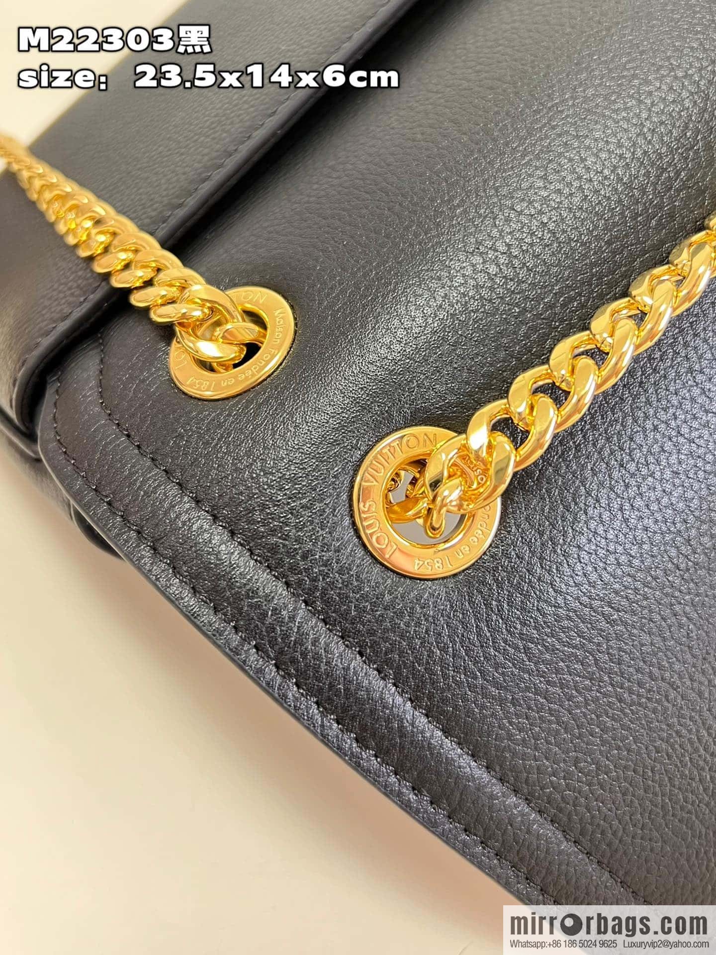 LV M22303 LOCKME EAST WEST chain bag