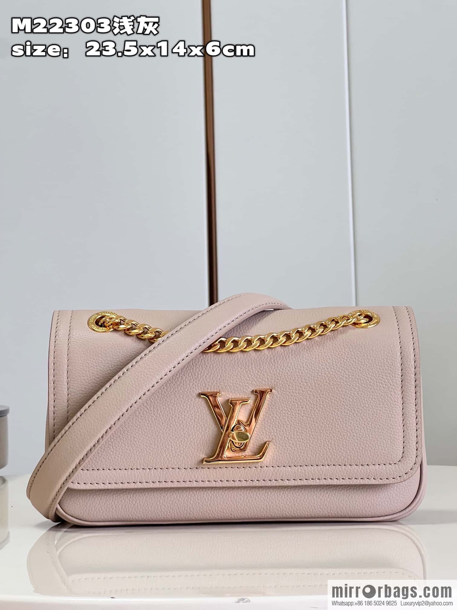 LV M22304 LOCKME EAST WEST chain bag
