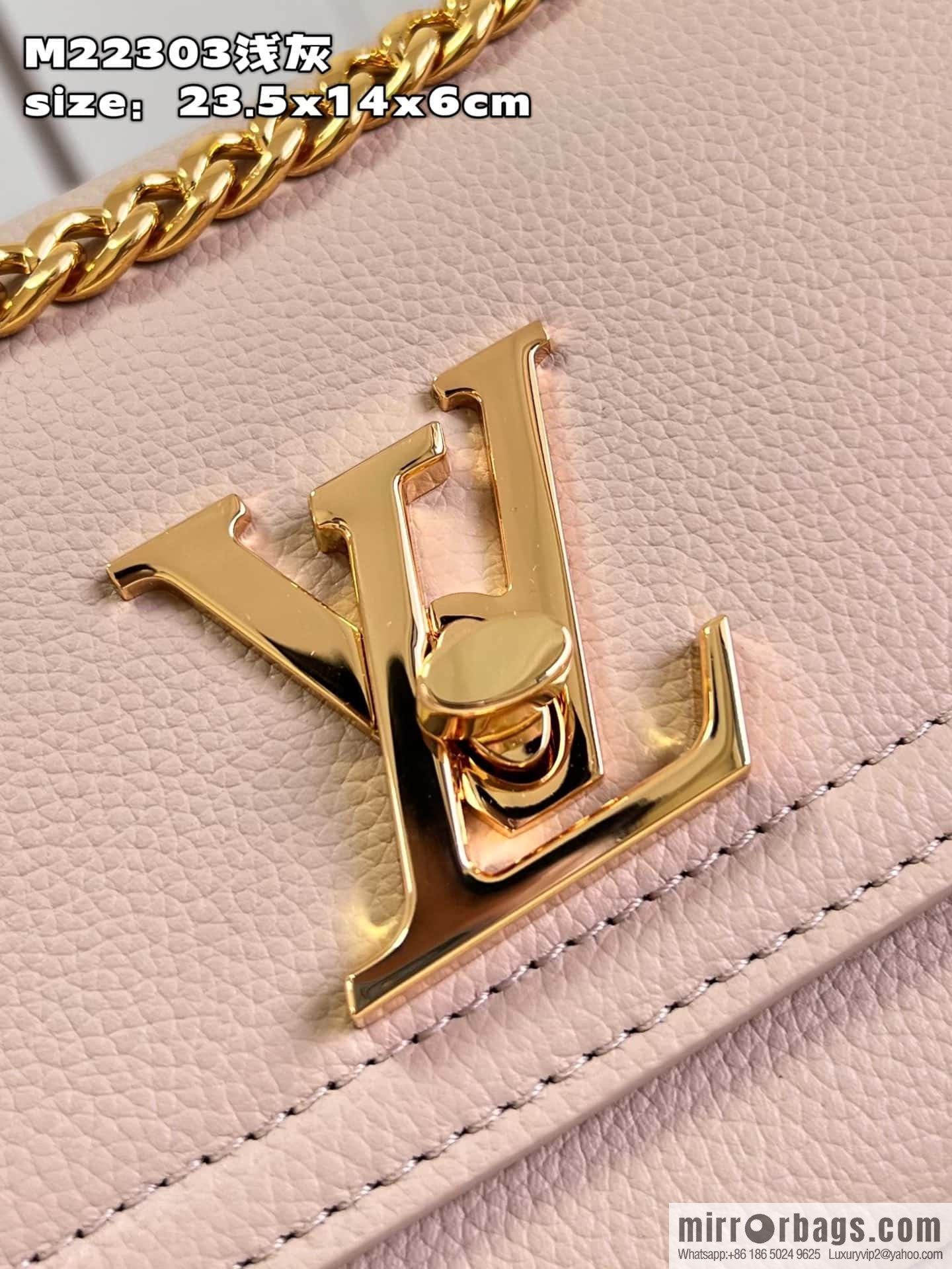 LV M22304 LOCKME EAST WEST chain bag