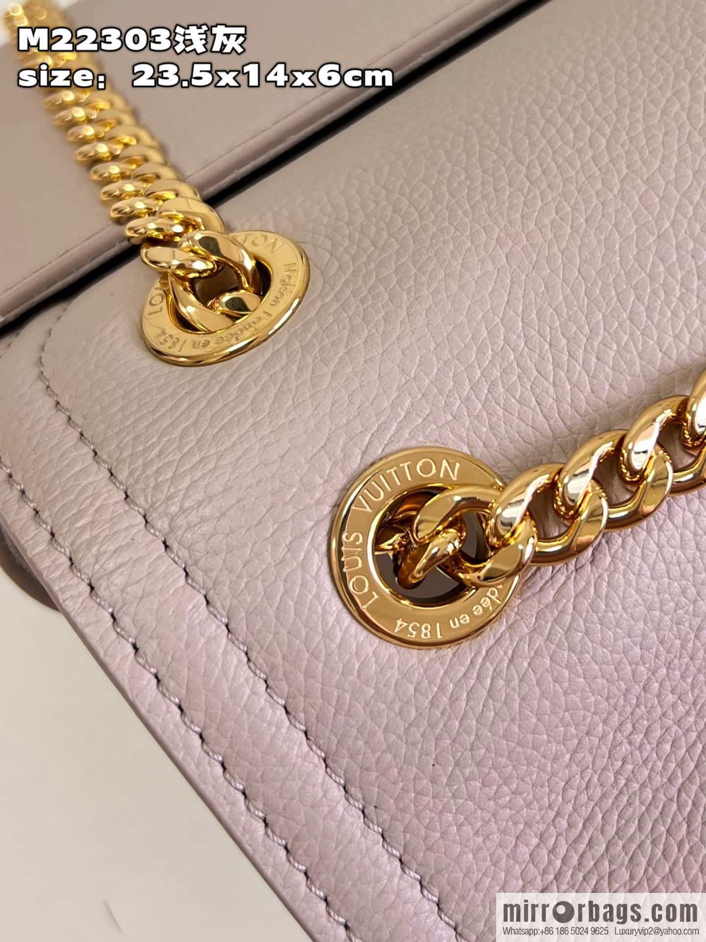 LV M22304 LOCKME EAST WEST chain bag