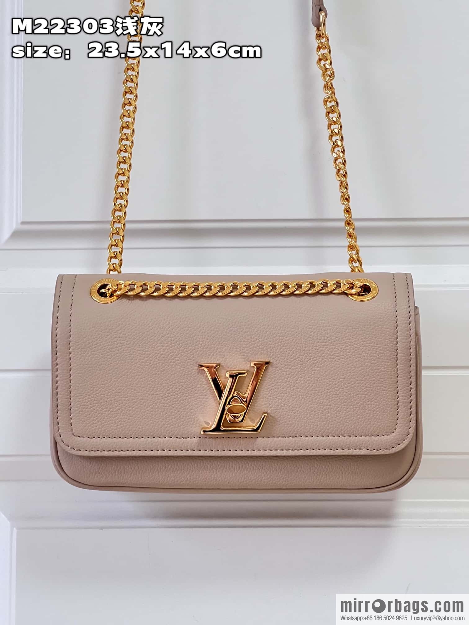 LV M22304 LOCKME EAST WEST chain bag