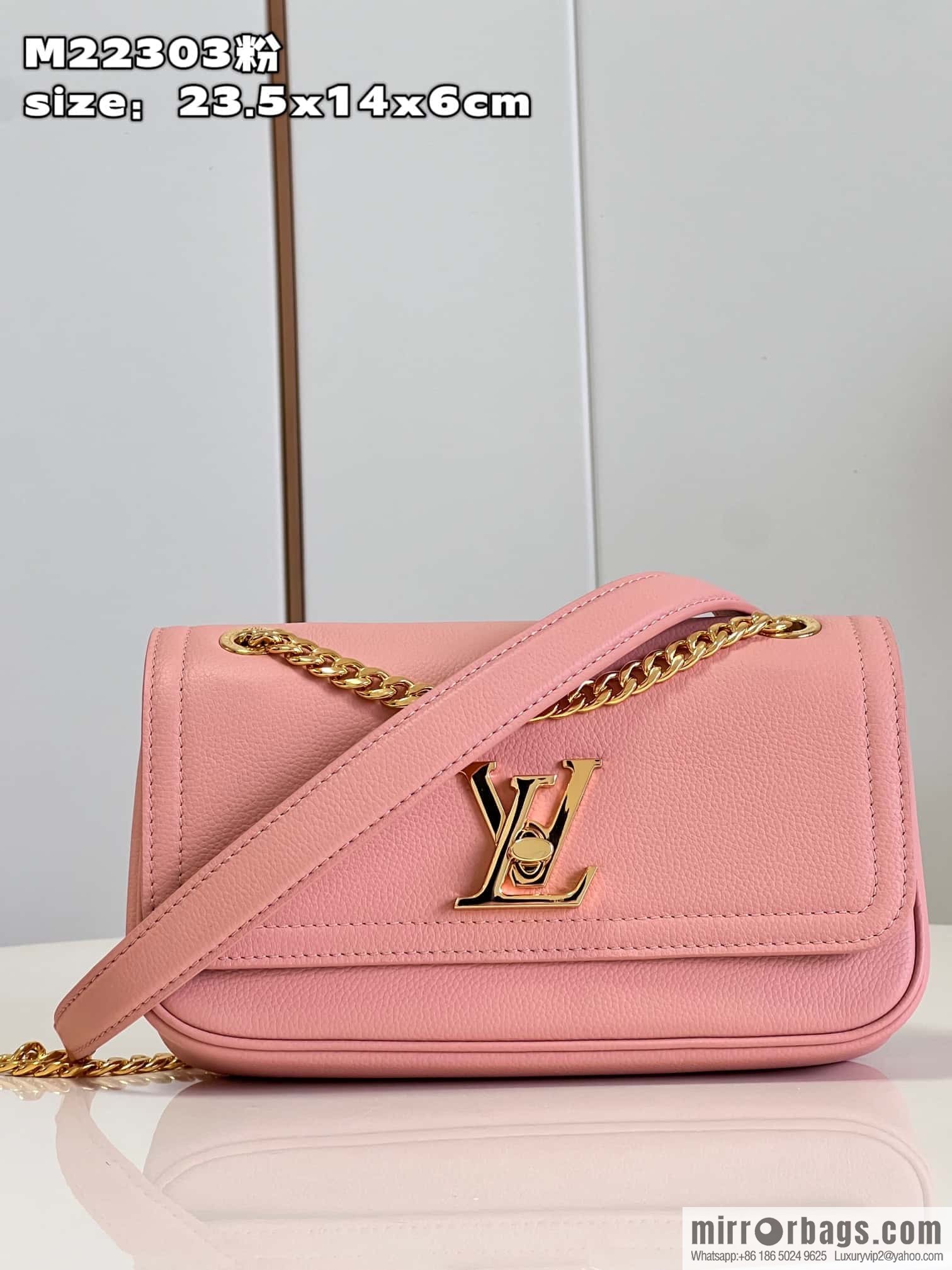 LV M22585 LOCKME EAST WEST chain bag