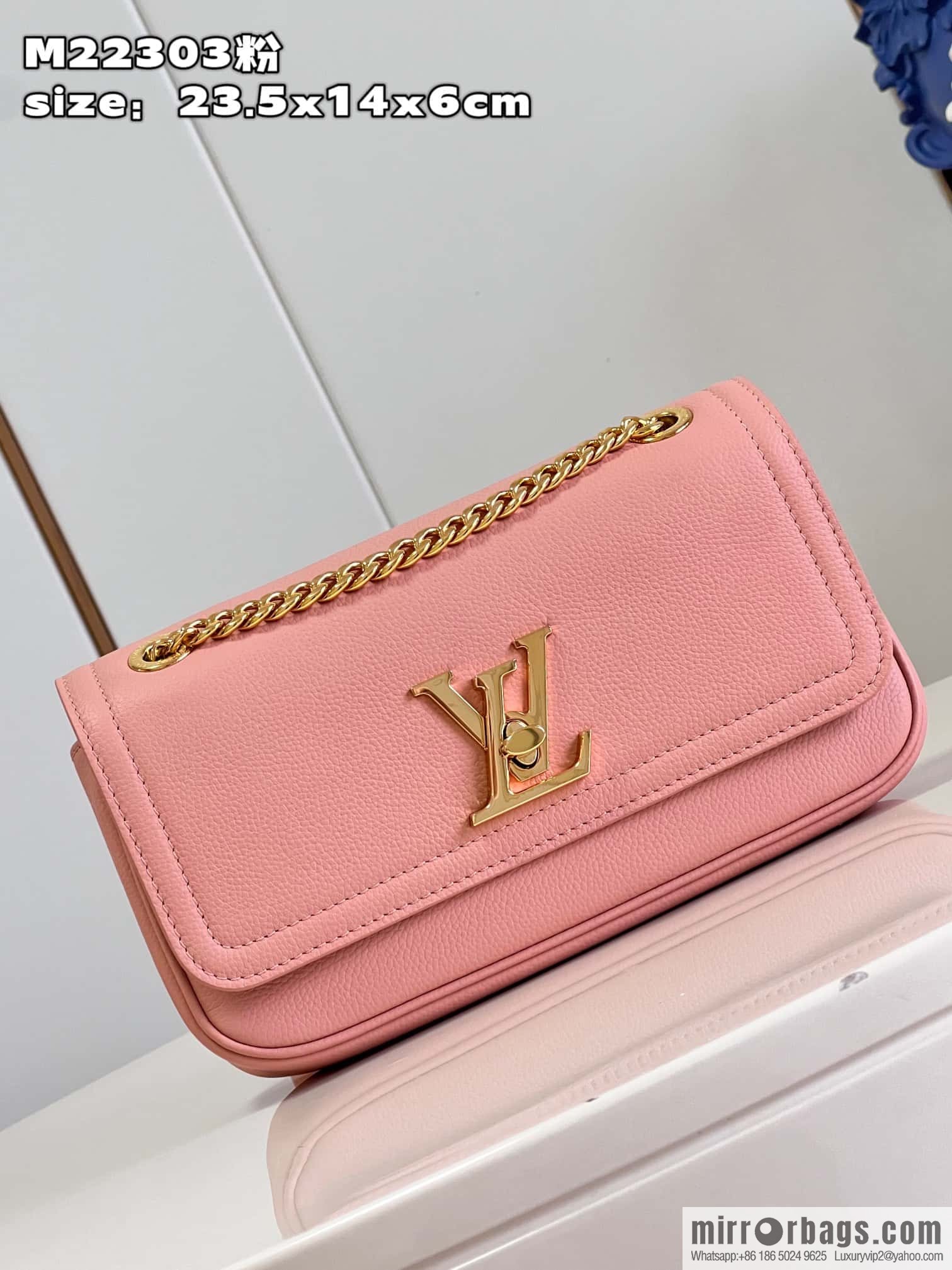 LV M22585 LOCKME EAST WEST chain bag