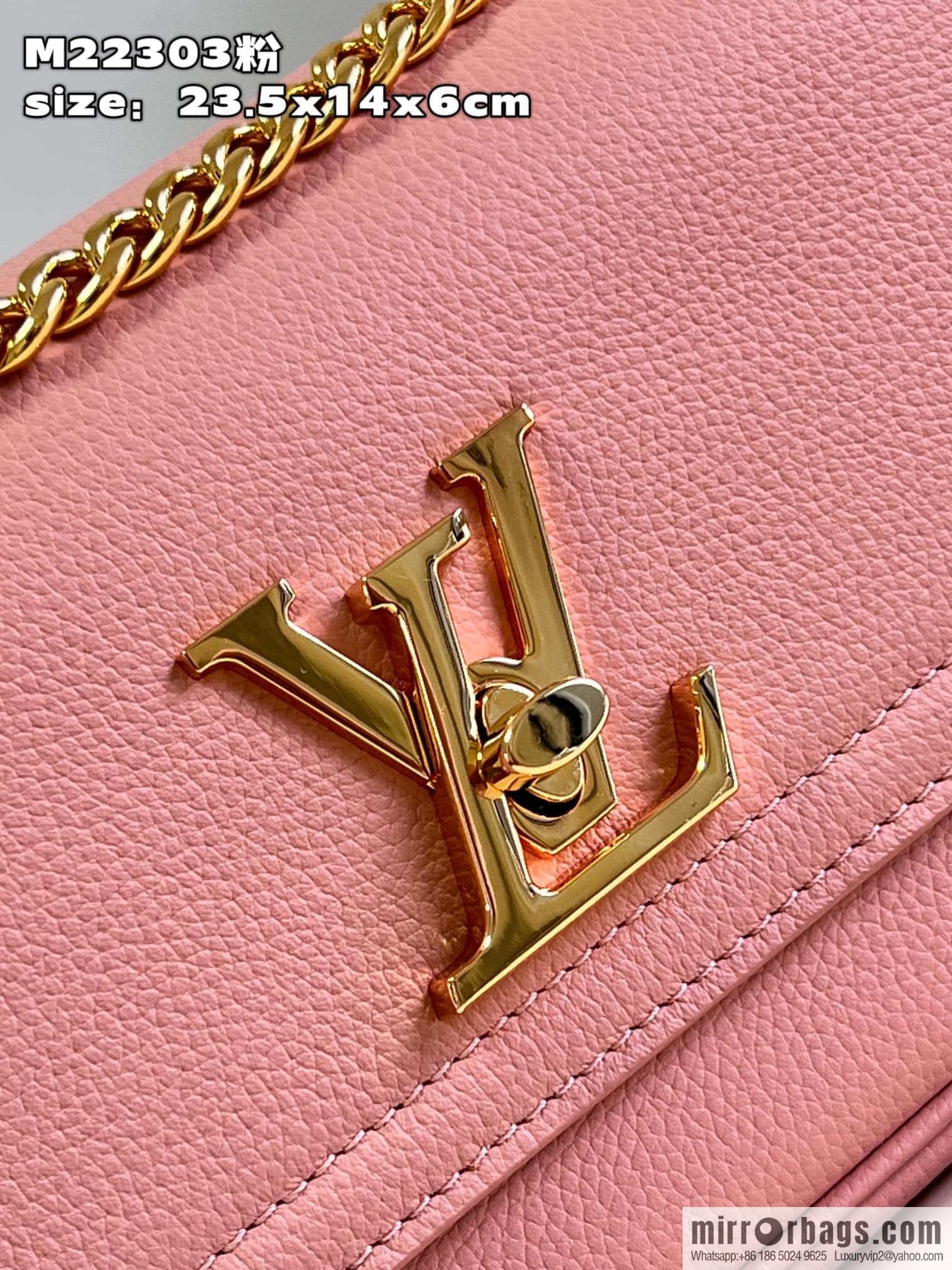 LV M22585 LOCKME EAST WEST chain bag