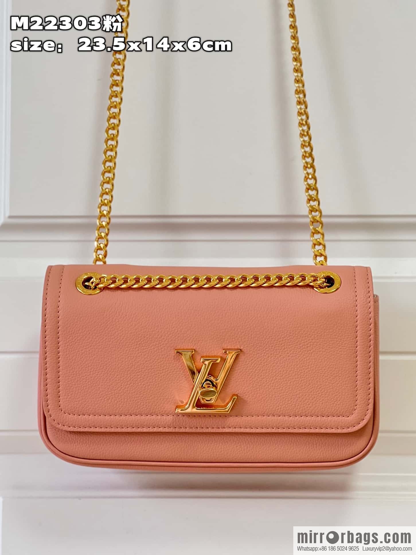 LV M22585 LOCKME EAST WEST chain bag