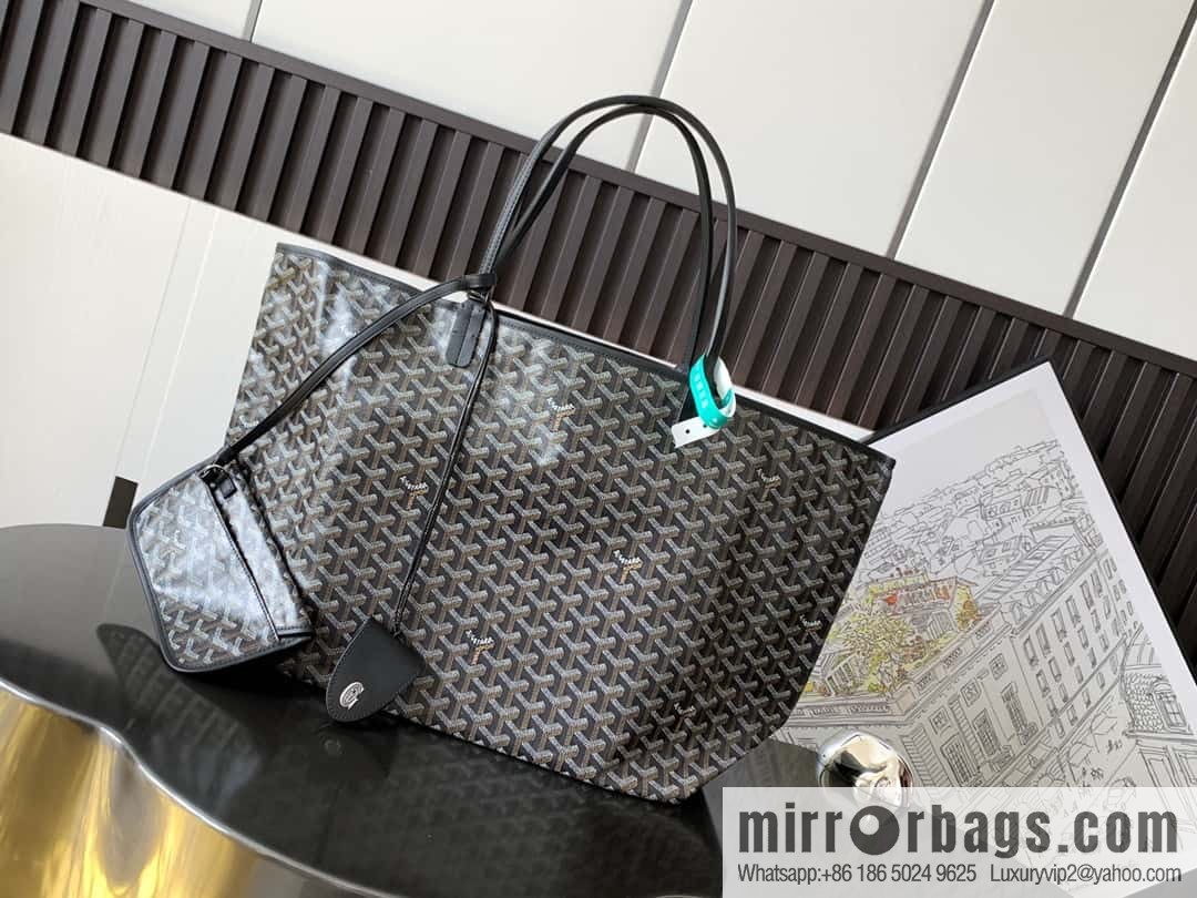 Goyard Goya Saint Louis Large Shopping Bag (French Dou Silk Printing) 020146B · L