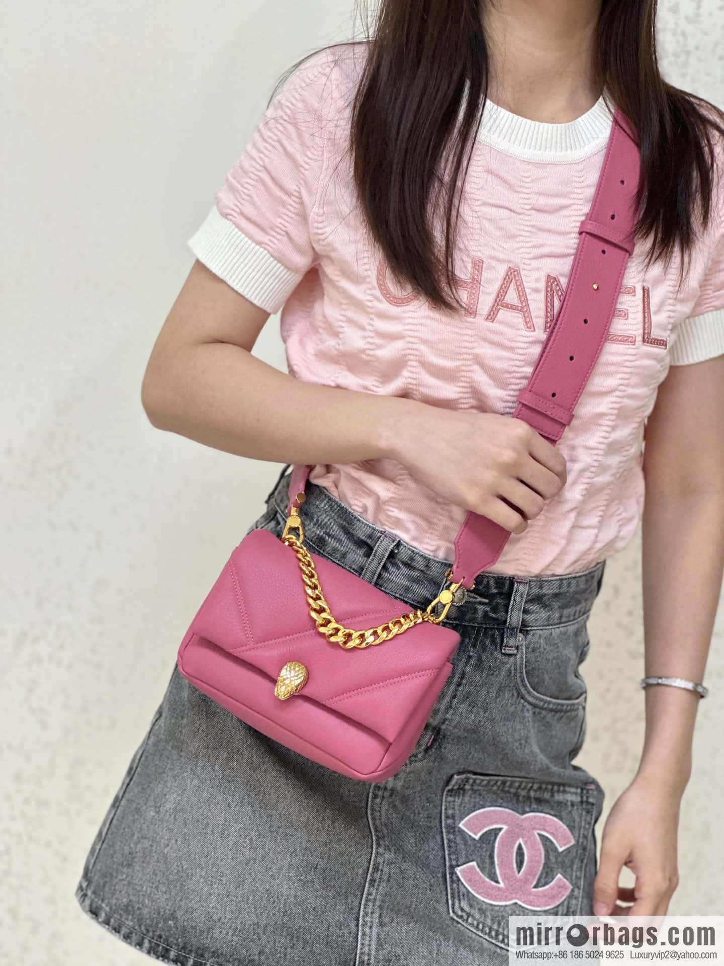 BVLGARI Bulgari SERPENTI CABOCHON series mini crossbody bag Model: 291085
