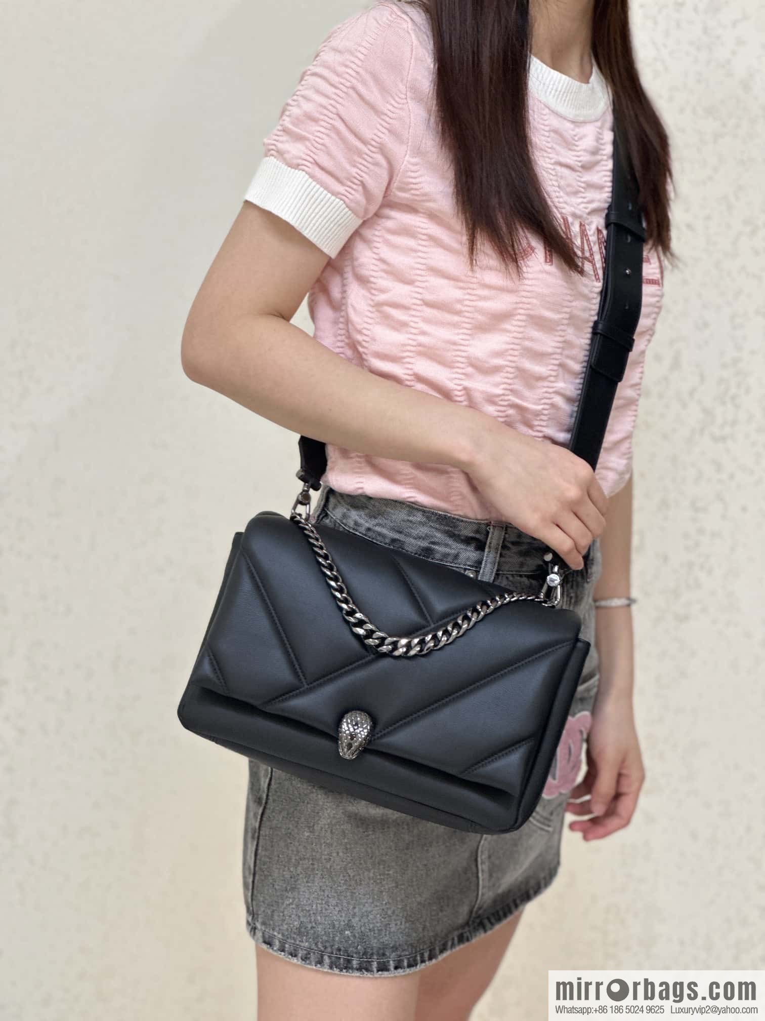 BVLGARI Bulgari SERPENTI CABOCHON series mini crossbody bag Model: 291223