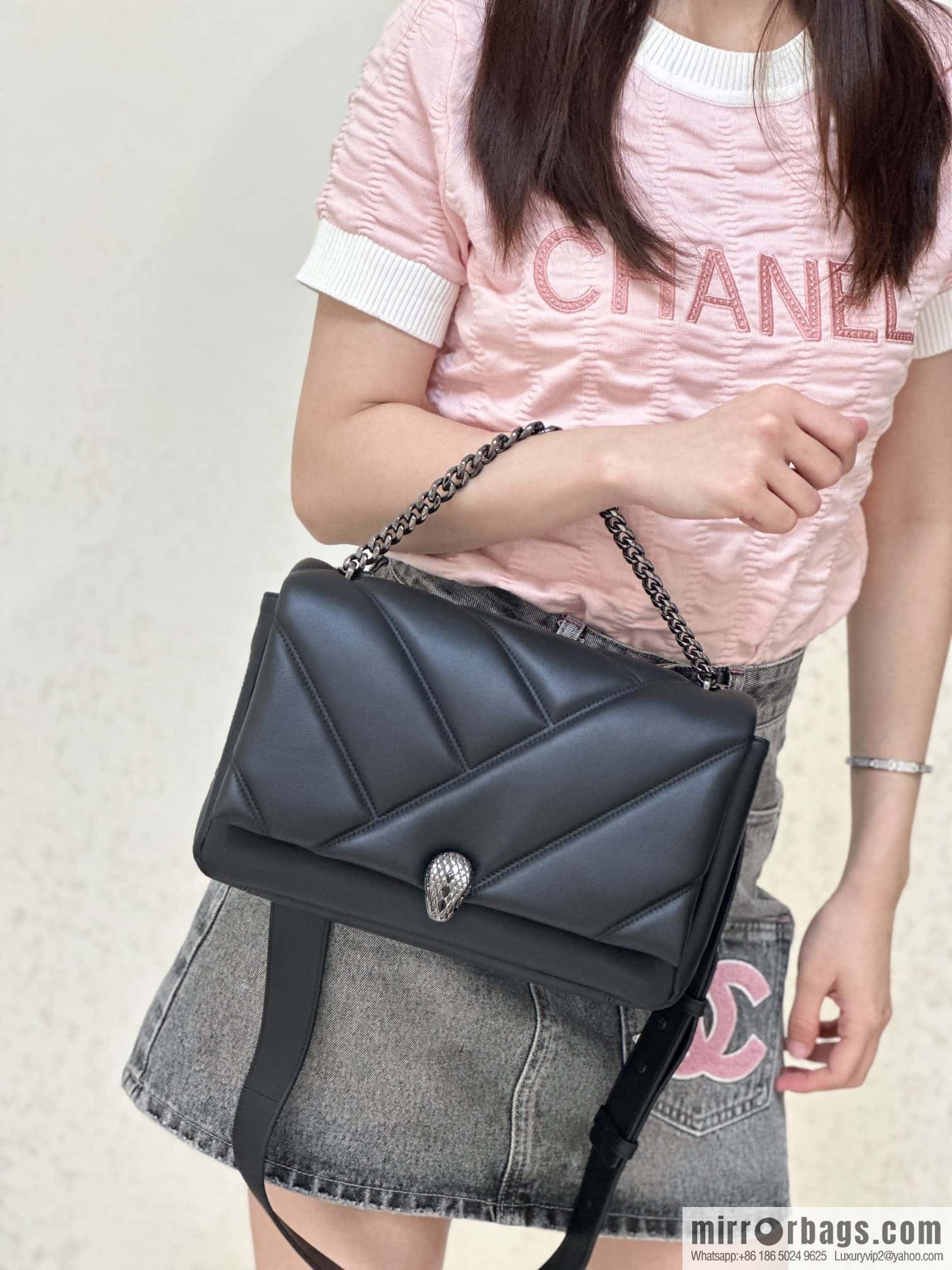 BVLGARI Bulgari SERPENTI CABOCHON series mini crossbody bag Model: 291223