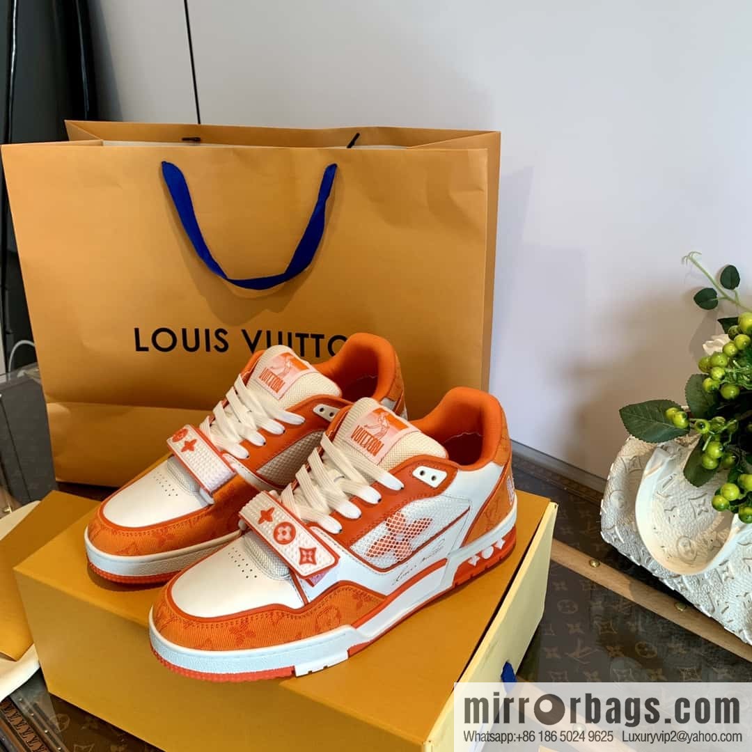 LV/Louis Vuitton 1v donkey brand 𝟐𝟎𝟐𝟐|𝐭𝐫𝐚𝐢𝐧𝐞𝐫 series of the latest Velcro sneakers