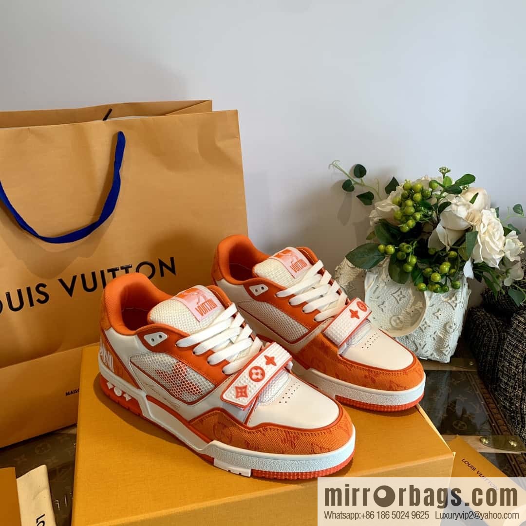 LV/Louis Vuitton 1v donkey brand 𝟐𝟎𝟐𝟐|𝐭𝐫𝐚𝐢𝐧𝐞𝐫 series of the latest Velcro sneakers