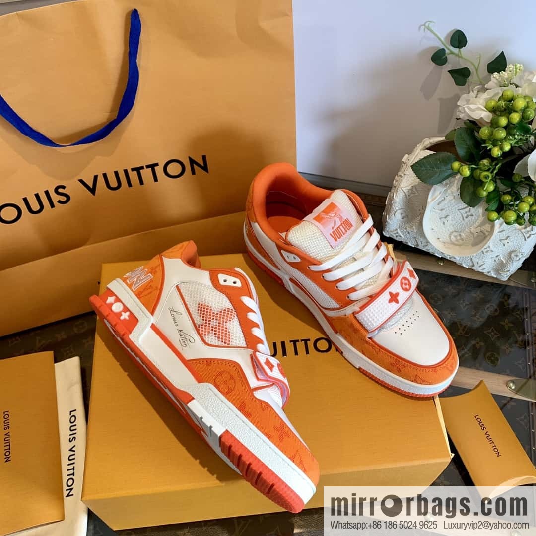 LV/Louis Vuitton 1v donkey brand 𝟐𝟎𝟐𝟐|𝐭𝐫𝐚𝐢𝐧𝐞𝐫 series of the latest Velcro sneakers