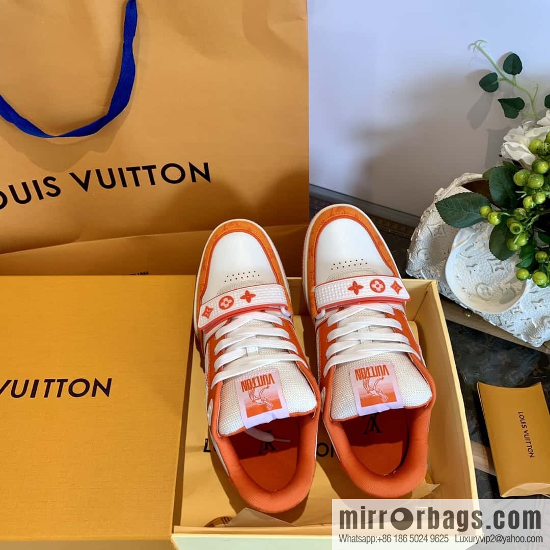 LV/Louis Vuitton 1v donkey brand 𝟐𝟎𝟐𝟐|𝐭𝐫𝐚𝐢𝐧𝐞𝐫 series of the latest Velcro sneakers