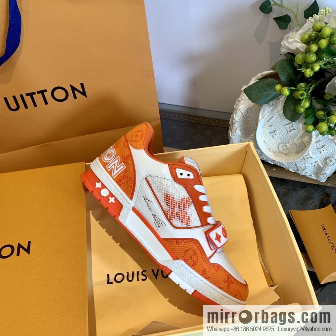LV/Louis Vuitton 1v donkey brand 𝟐𝟎𝟐𝟐|𝐭𝐫𝐚𝐢𝐧𝐞𝐫 series of the latest Velcro sneakers