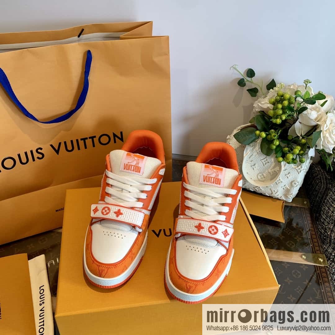 LV/Louis Vuitton 1v donkey brand 𝟐𝟎𝟐𝟐|𝐭𝐫𝐚𝐢𝐧𝐞𝐫 series of the latest Velcro sneakers