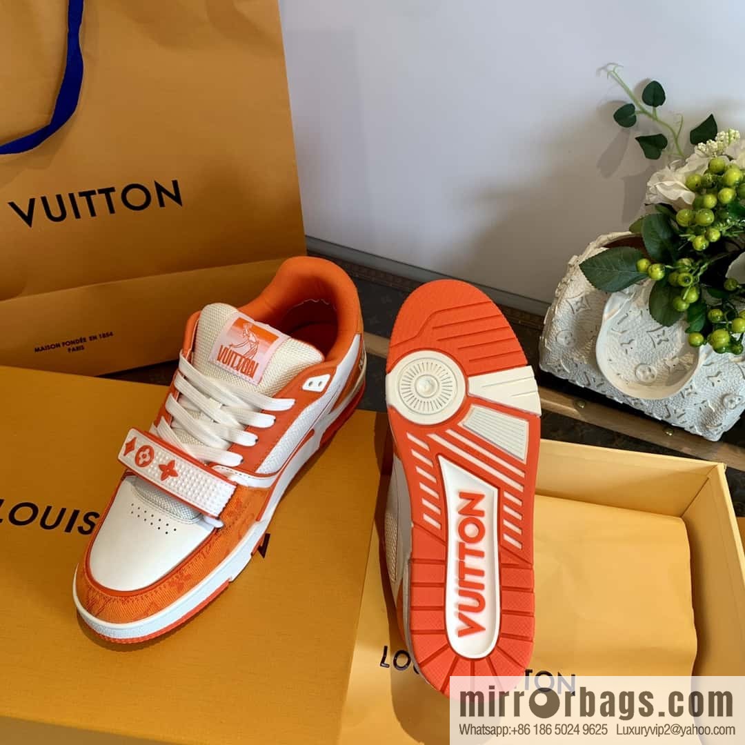LV/Louis Vuitton 1v donkey brand 𝟐𝟎𝟐𝟐|𝐭𝐫𝐚𝐢𝐧𝐞𝐫 series of the latest Velcro sneakers
