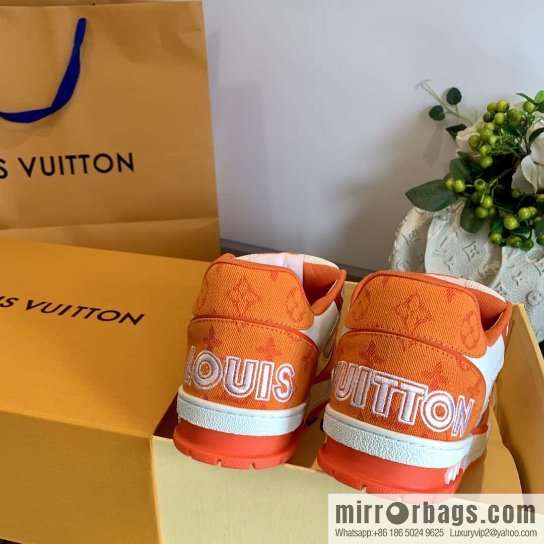 LV/Louis Vuitton 1v donkey brand 𝟐𝟎𝟐𝟐|𝐭𝐫𝐚𝐢𝐧𝐞𝐫 series of the latest Velcro sneakers