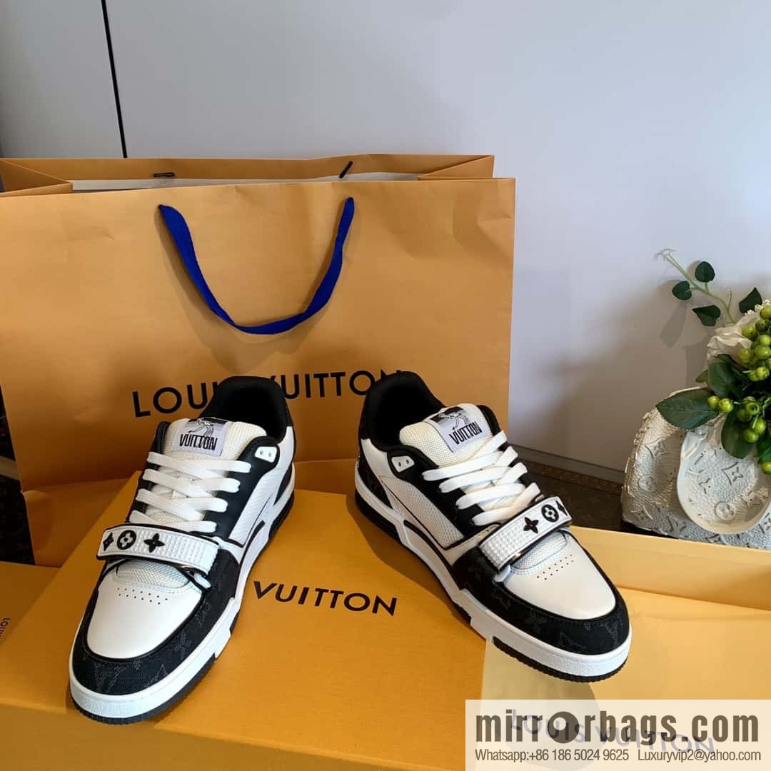 LV/Louis Vuitton 1v donkey brand 𝟐𝟎𝟐𝟐|𝐭𝐫𝐚𝐢𝐧𝐞𝐫 series of the latest Velcro sneakers