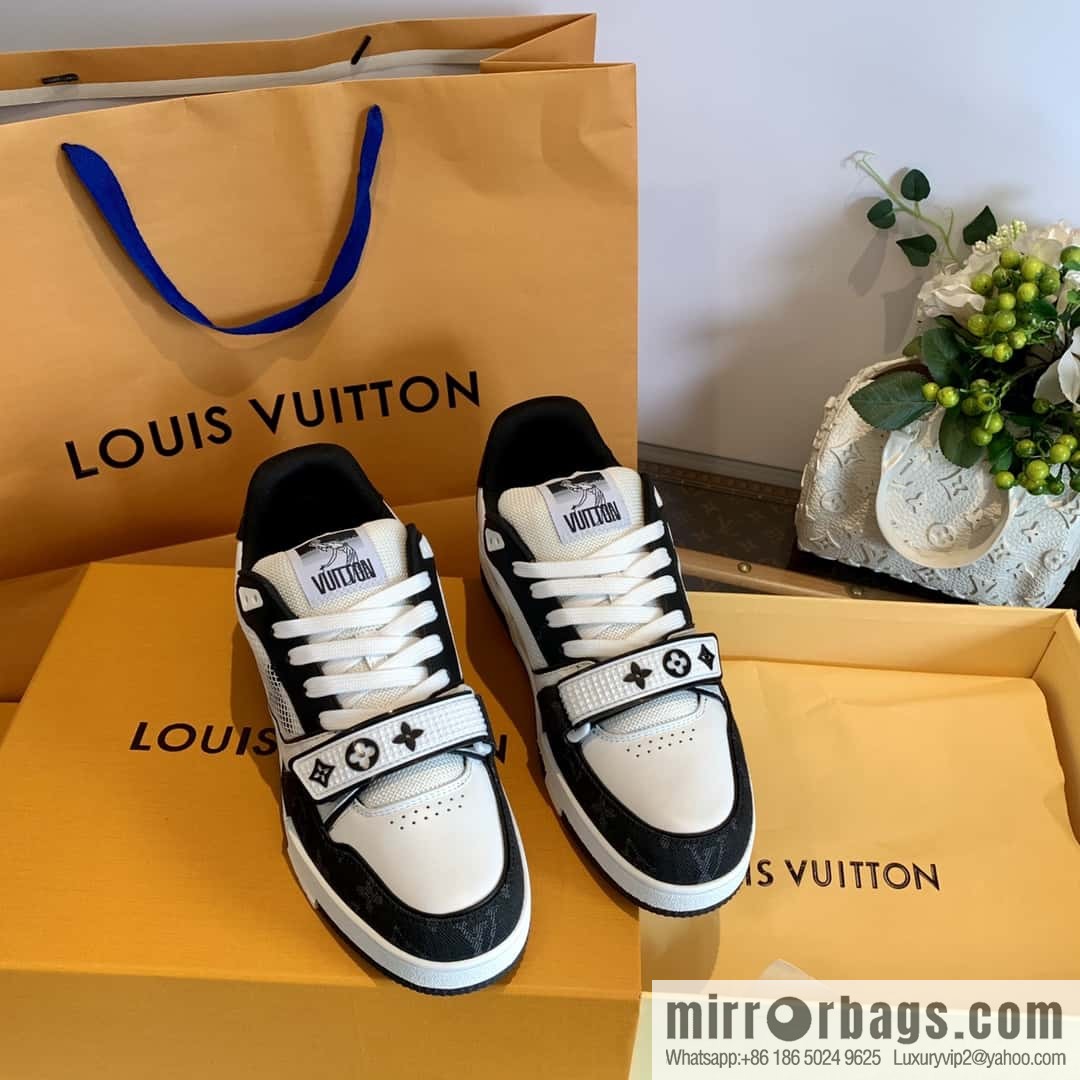 LV/Louis Vuitton 1v donkey brand 𝟐𝟎𝟐𝟐|𝐭𝐫𝐚𝐢𝐧𝐞𝐫 series of the latest Velcro sneakers