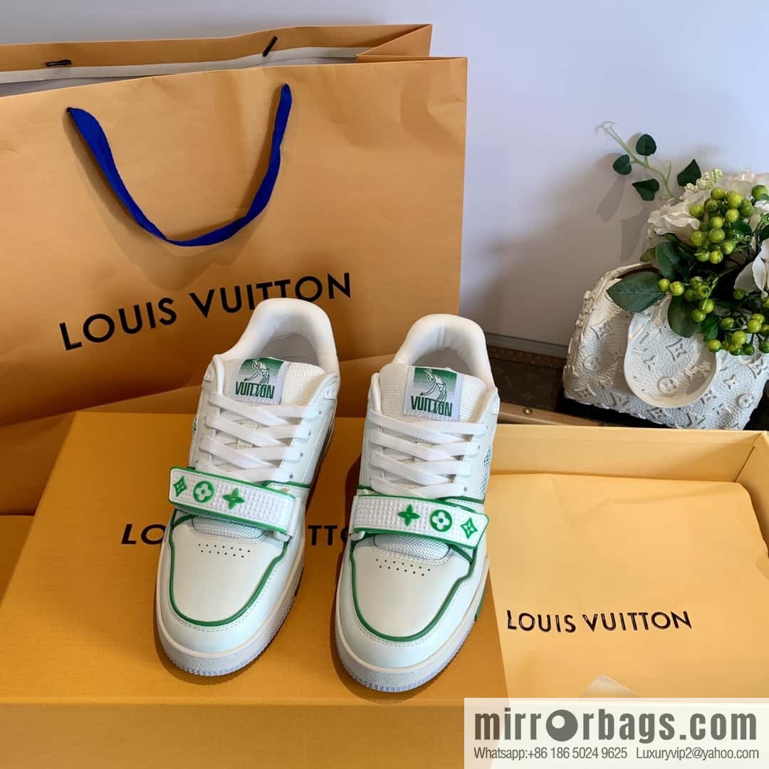 LV/Louis Vuitton 1v donkey brand 𝟐𝟎𝟐𝟐|𝐭𝐫𝐚𝐢𝐧𝐞𝐫 series of the latest Velcro sneakers