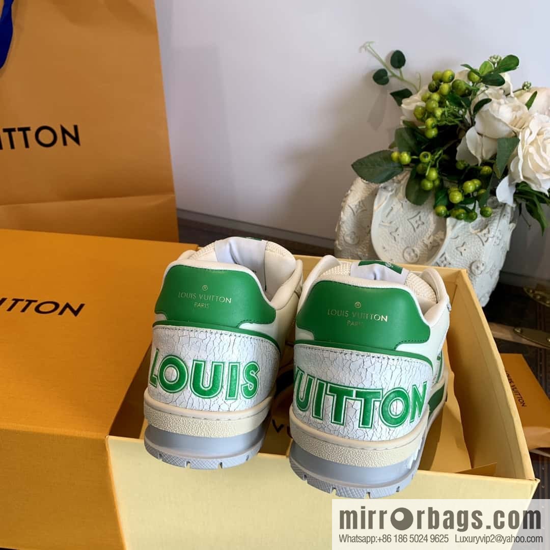 LV/Louis Vuitton 1v donkey brand 𝟐𝟎𝟐𝟐|𝐭𝐫𝐚𝐢𝐧𝐞𝐫 series of the latest Velcro sneakers