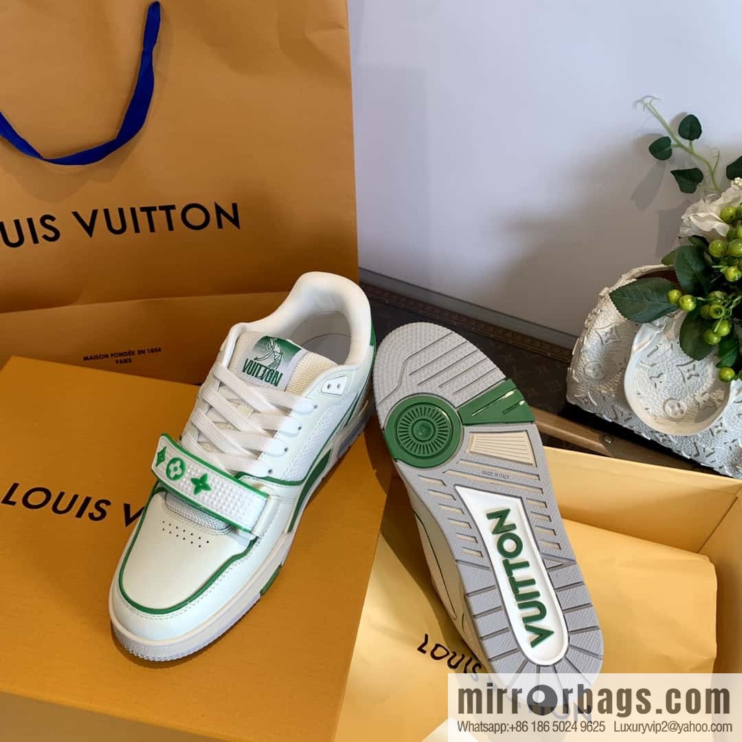 LV/Louis Vuitton 1v donkey brand 𝟐𝟎𝟐𝟐|𝐭𝐫𝐚𝐢𝐧𝐞𝐫 series of the latest Velcro sneakers