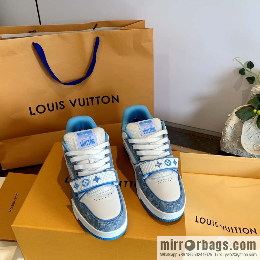 LV/Louis Vuitton 1v donkey brand 𝟐𝟎𝟐𝟐|𝐭𝐫𝐚𝐢𝐧𝐞𝐫 series of the latest Velcro sneakers