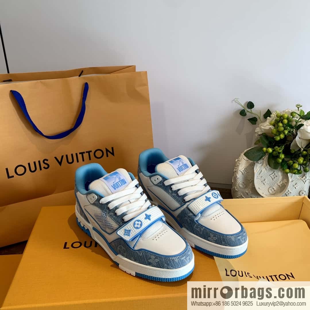 LV/Louis Vuitton 1v donkey brand 𝟐𝟎𝟐𝟐|𝐭𝐫𝐚𝐢𝐧𝐞𝐫 series of the latest Velcro sneakers