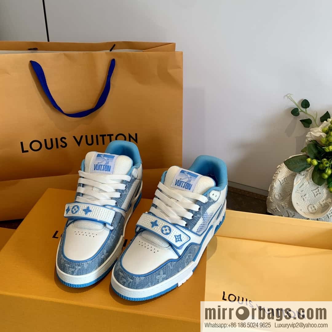 LV/Louis Vuitton 1v donkey brand 𝟐𝟎𝟐𝟐|𝐭𝐫𝐚𝐢𝐧𝐞𝐫 series of the latest Velcro sneakers