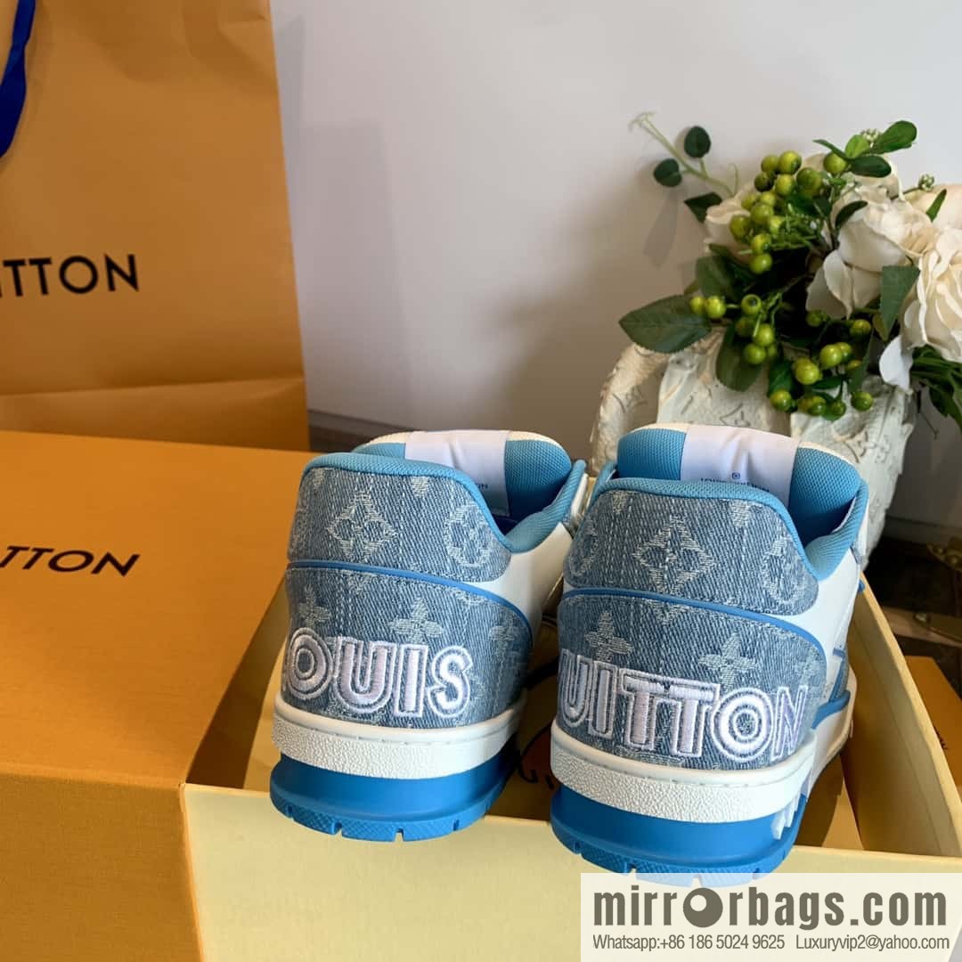 LV/Louis Vuitton 1v donkey brand 𝟐𝟎𝟐𝟐|𝐭𝐫𝐚𝐢𝐧𝐞𝐫 series of the latest Velcro sneakers