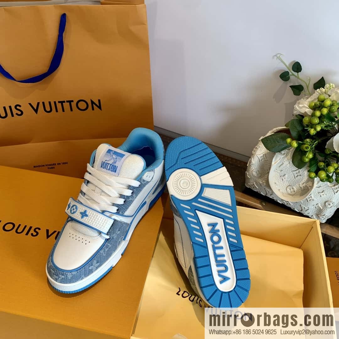 LV/Louis Vuitton 1v donkey brand 𝟐𝟎𝟐𝟐|𝐭𝐫𝐚𝐢𝐧𝐞𝐫 series of the latest Velcro sneakers