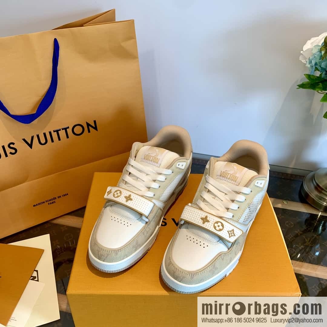 LV/Louis Vuitton 1v donkey brand 𝟐𝟎𝟐𝟐|𝐭𝐫𝐚𝐢𝐧𝐞𝐫 series of the latest Velcro sneakers