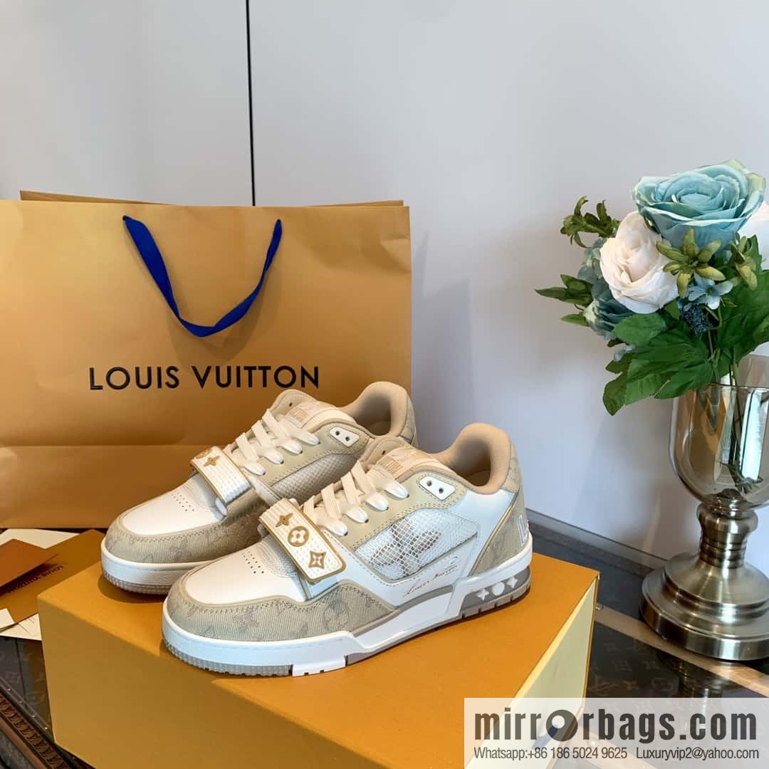 LV/Louis Vuitton 1v donkey brand 𝟐𝟎𝟐𝟐|𝐭𝐫𝐚𝐢𝐧𝐞𝐫 series of the latest Velcro sneakers