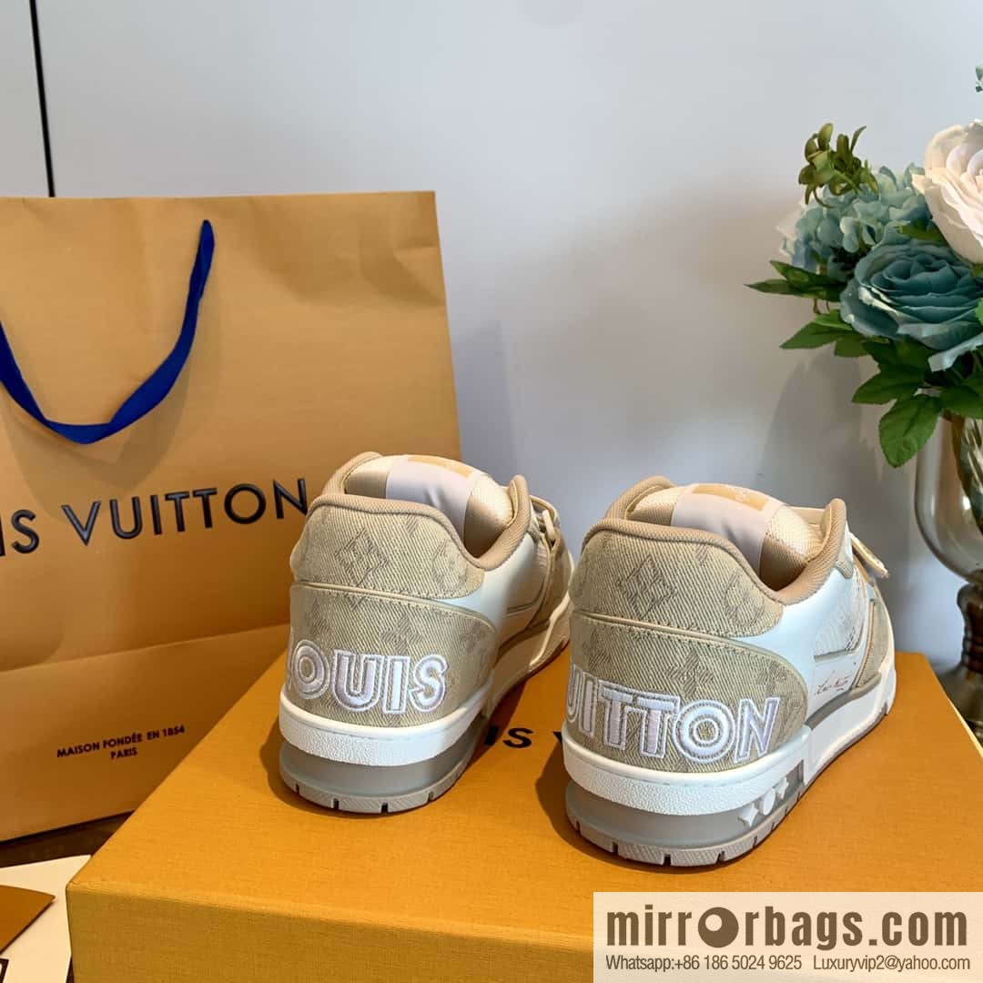LV/Louis Vuitton 1v donkey brand 𝟐𝟎𝟐𝟐|𝐭𝐫𝐚𝐢𝐧𝐞𝐫 series of the latest Velcro sneakers
