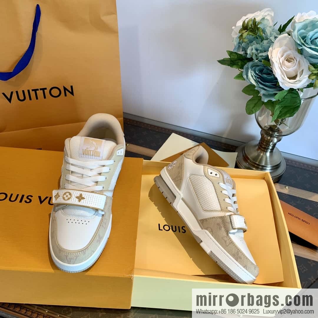 LV/Louis Vuitton 1v donkey brand 𝟐𝟎𝟐𝟐|𝐭𝐫𝐚𝐢𝐧𝐞𝐫 series of the latest Velcro sneakers