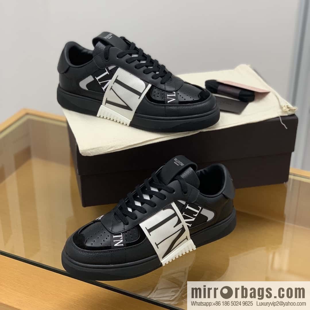 Valentino Valentino VLTN logo strap, men's and women's sneakers