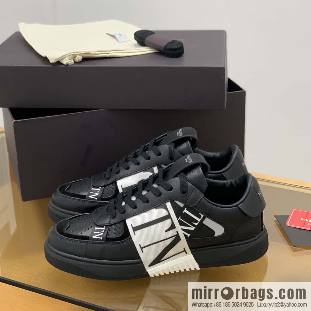 Valentino Valentino VLTN logo strap, men's and women's sneakers