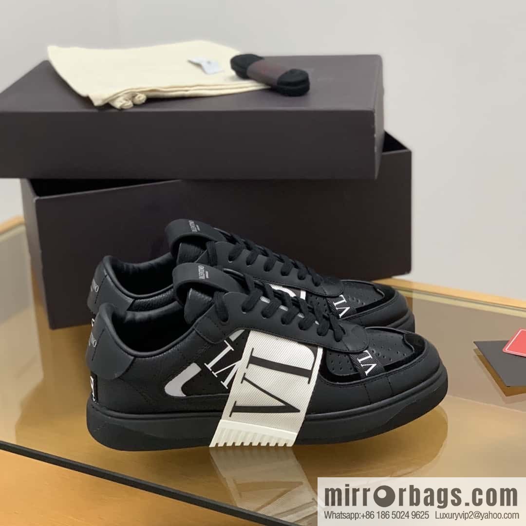 Valentino Valentino VLTN logo strap, men's and women's sneakers