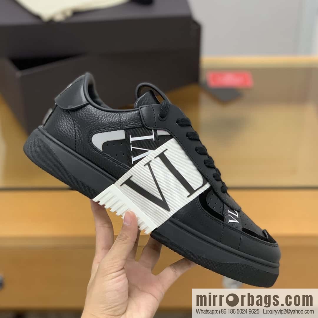 Valentino Valentino VLTN logo strap, men's and women's sneakers