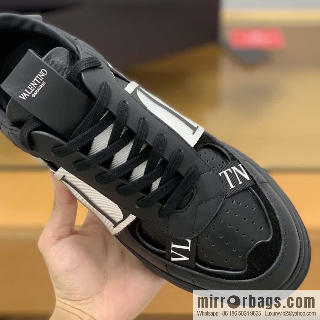 Valentino Valentino VLTN logo strap, men's and women's sneakers