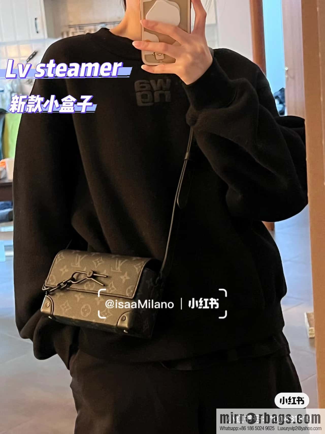 LV M81783 STEAMER mini handbag