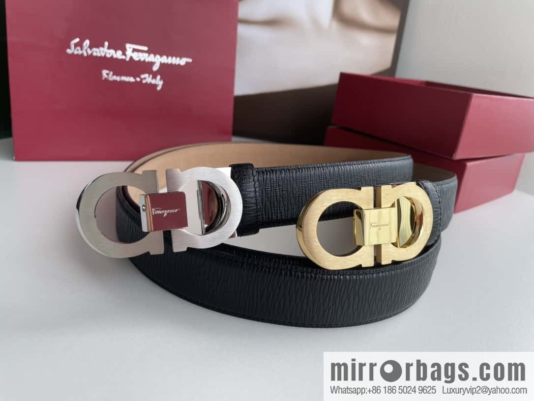 Salvatore Ferragamo (Italy) Men's Belt 3.5cm