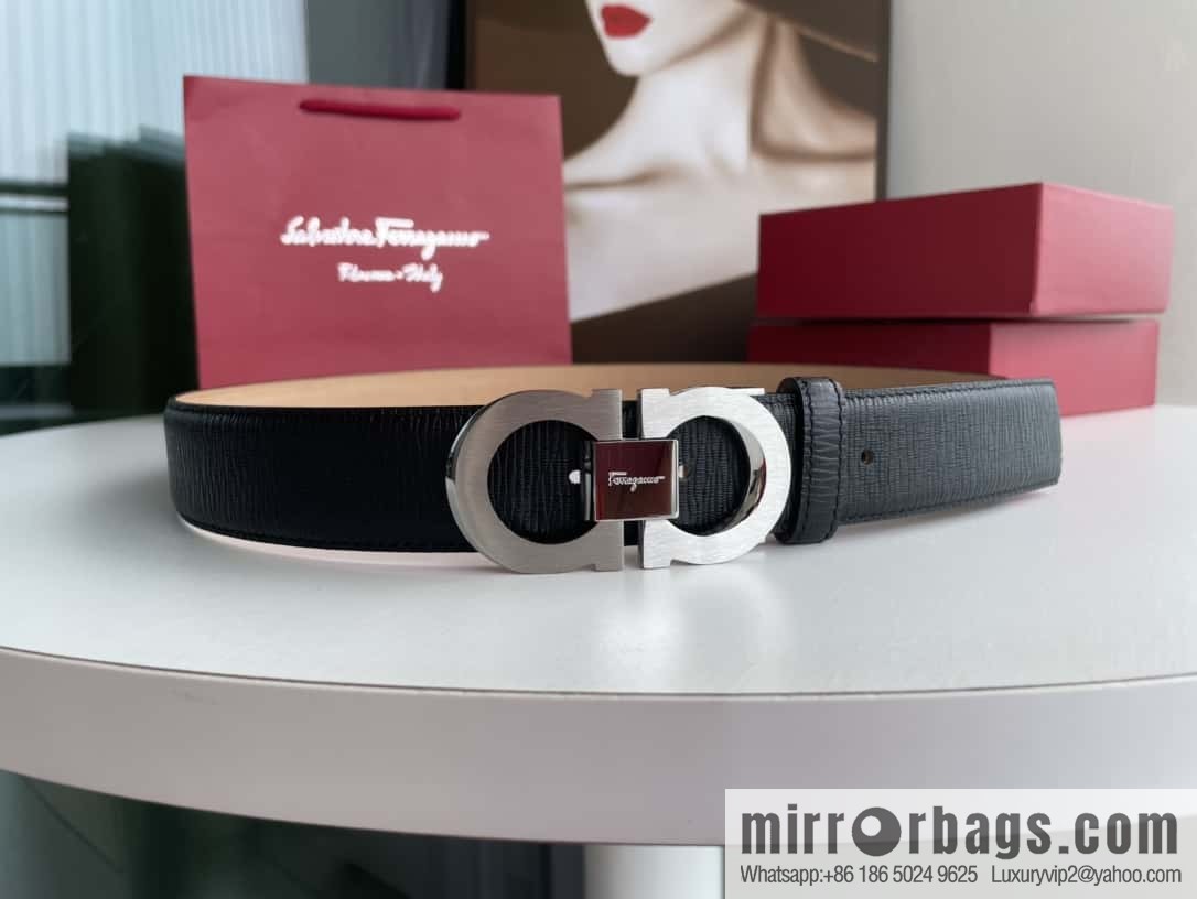 Salvatore Ferragamo (Italy) Men's Belt 3.5cm