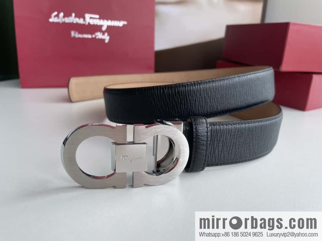 Salvatore Ferragamo (Italy) Men's Belt 3.5cm