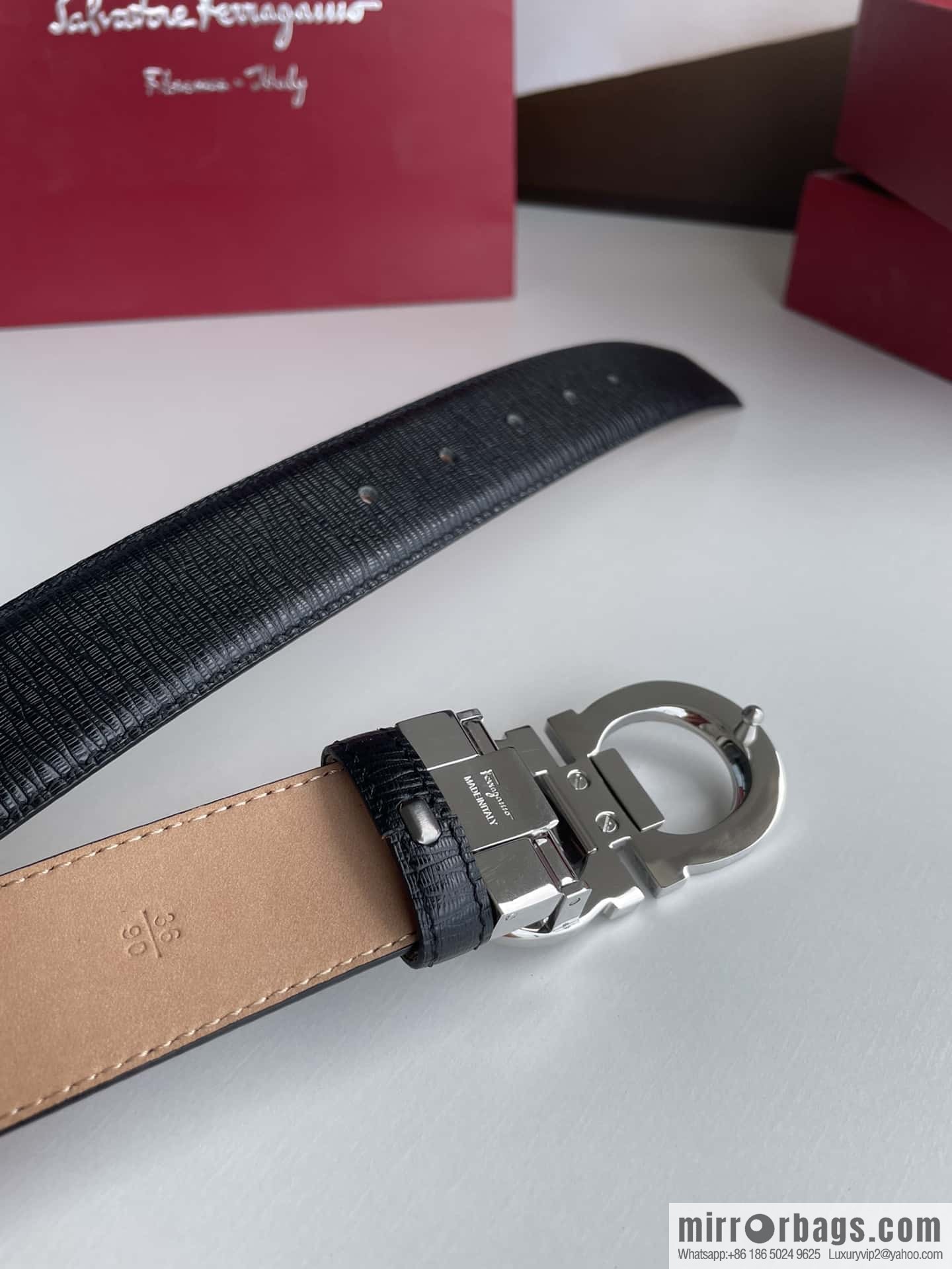 Salvatore Ferragamo (Italy) Men's Belt 3.5cm